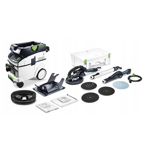 Szlifierka do gipsu FESTOOL PLANEX LHS 225-IP żyrafa i odkurzacz FESTOOL CTL 36E AC wynajem Poznań - BIS Wypożyczalnia Foto 02