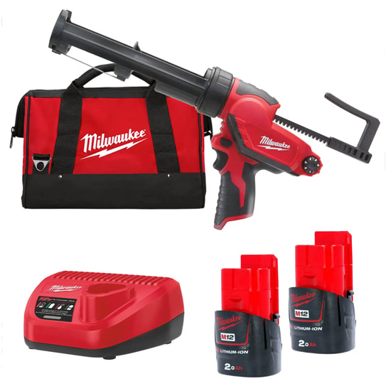 Pistolet do kleju MILWAUKEE C18-PCG 310ml- wynajem Poznań - BIS Wypożyczalnia Foto 02